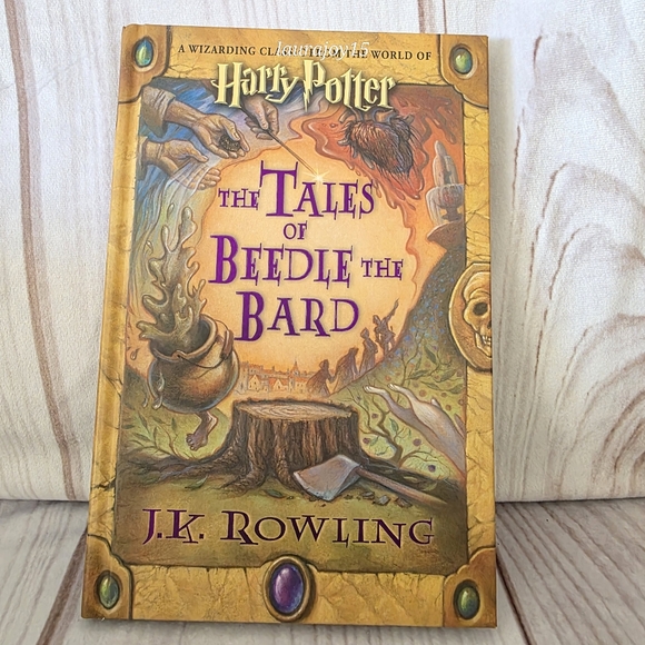 Harry Potter The Tales of Beedle The Bard JK Rowling 1st Edition Hard Cover 2008